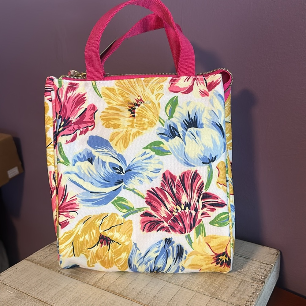 Nwt Kate spade floral lunch bag